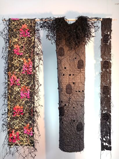After the Bushfires: Regeneration - a Sculpture & Installation Artowrk by Sally Baldwin